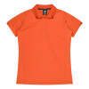 Watson Womens Polos Orange Slate
